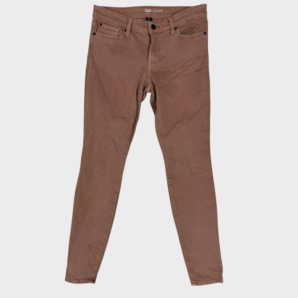 GAP Denim Legging 4 27 Dusty Rose Brown
